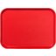 1612FG017 - Glasteel™ Solid Rectangular Tray 16.4" x 12" - Red