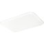 1612FG001 - Glasteel™ Solid Rectangular Tray 16.4" x 12" - Bone White