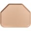 1713FG095 - Glasteel™ Fiberglass Tray Trapezoid 18" x 14" - Almond