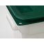 1197008 - Squares Food Storage Container Lid 2 - 4 qt - Forest Green