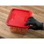 1197105 - Squares Food Storage Container Lid 6 - 8 qt - Red