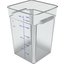 1195607 - Squares Polycarbonate Food Storage Container 22 qt - Clear