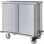 DXPTQC1T2D12 - Dinex® Totally Quiet Compact Meal Delivery Cart - Double Doors - 1 Tray Per Slide 12 Trays (1ea) - Stainless Steel