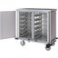 DXPTQC1T2D12 - Dinex® Totally Quiet Compact Meal Delivery Cart - Double Doors - 1 Tray Per Slide 12 Trays (1ea) - Stainless Steel