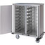 DXPTQC1T2D16 - Dinex® Totally Quiet Compact Meal Delivery Cart - Double Doors - 1 Tray Per Slide 16 Trays (1ea) - Stainless Steel