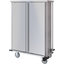 DXPTQC1T2D20 - Dinex® Totally Quiet Compact Meal Delivery Cart - Double Doors - 1 Tray Per Slide 20 Trays (1ea) - Stainless Steel