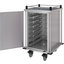 DXPTQC2T1D14 - Dinex® Totally Quiet Compact Meal Delivery Cart - Single Door - 2 Trays Per Slide 14 Trays (1ea) - Stainless Steel