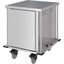 DXPTQC2T1DPT10 - Dinex® Totally Quiet Compact Meal Delivery Cart - Single Door - 2 Trays Per Slide 10 Trays (1ea) - Stainless Steel