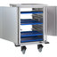 DXPTQC2T1DPT12 - Dinex® Totally Quiet Compact Meal Delivery Cart - Single Door - 2 Trays Per Slide 12 Trays (1ea) - Stainless Steel