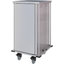 DXPTQC2T1DPT18 - Dinex® Totally Quiet Compact Meal Delivery Cart - Single Door - 2 Trays Per Slide 18 Trays (1ea) - Stainless Steel