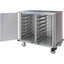 DXPTQC2T2D28 - Dinex® Totally Quiet Compact Meal Delivery Cart - Double Doors - 2 Trays Per Slide 28 Trays (1ea) - Stainless Steel