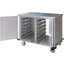 DXPTQC2T2DPT24 - Dinex® Totally Quiet Compact Meal Delivery Cart - Double Doors - 2 Trays Per Slide 24 Trays (1ea) - Stainless Steel