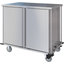 DXPTQC2T2DPT28 - Dinex® Totally Quiet Compact Meal Delivery Cart - Double Doors - 2 Trays Per Slide 28 Trays (1ea) - Stainless Steel