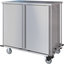 DXPTQC2T2DPT32 - Dinex® Totally Quiet Compact Meal Delivery Cart - Double Doors - 2 Trays Per Slide 32 Trays (1ea) - Stainless Steel