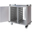 DXPTQTOPR32T2D - Dinex® Top Rail for Totally Quiet Compact Carts - 3 Sides (1ea) - Stainless Steel