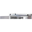 DXPTQTOPR31T2D - Dinex® Top Rail for Totally Quiet Compact Carts - 3 Sides (1ea) - Stainless Steel