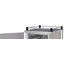 DXPTQTOPR41T2D - Dinex® Top Rail for Totally Quiet Compact Carts - 4 Sides (1ea) - Stainless Steel