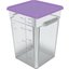 1197289 - Squares Food Storage Container Lid 12 - 22 qt - Purple