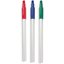 40246EC14 - Natural Aluminum Handle with Color-Coded Tip and Hang Up Cap 30" - Blue