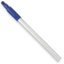 40216EC14 - Natural Aluminum Handle with Color-Coded Tip and Hang Up Cap 48" - Blue