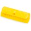 41278EC04 - Color Coded Flo-Thru Wall & Equipment Brush 10" - Yellow