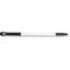 40246EC03 - Natural Aluminum Handle with Color-Coded Tip and Hang Up Cap 30" - Black