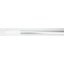 40226EC02 - Natural Aluminum Handle with Color-Coded Tip and Hang Up Cap 60" - White