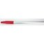 40226EC05 - Natural Aluminum Handle with Color-Coded Tip and Hang Up Cap 60" - Red