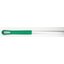 40226EC09 - Natural Aluminum Handle with Color-Coded Tip and Hang Up Cap 60" - Green