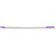 40226EC68 - Natural Aluminum Handle with Color-Coded Tip and Hang Up Cap 60" - Purple