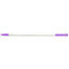 40216EC68 - Natural Aluminum Handle with Color-Coded Tip and Hang Up Cap 48" - Purple