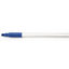 40246EC14 - Natural Aluminum Handle with Color-Coded Tip and Hang Up Cap 30" - Blue