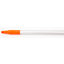 40246EC24 - Natural Aluminum Handle with Color-Coded Tip and Hang Up Cap 30" - Orange