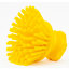42395EC04 - Round Scrub Brush 5in - Yellow