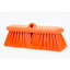 40050EC24 - Color Coded Flo-Thru Brush with Protective Bumper 9.5" - Orange