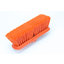 40050EC24 - Color Coded Flo-Thru Brush with Protective Bumper 9.5" - Orange