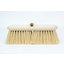 40050EC25 - Color Coded Flo-Thru Brush with Protective Bumper 9.5" - Tan