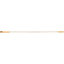 40226EC25 - Natural Aluminum Handle with Color-Coded Tip and Hang Up Cap 60" - Tan