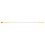 40216EC25 - Natural Aluminum Handle with Color-Coded Tip and Hang Up Cap 48" - Tan