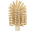 45033EC25 - 3 1/2" Brown color coded pipe and valve brush.  - Tan