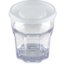 DX5812ST8714 - Disposable Lid with Straw Slot Fits 12oz Tumblers (1000/cs) - Translucent