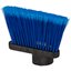 3685914 - Duo-Sweep® Wide Flagged Lobby Broom With 35" Black Metal Threaded Handle 30" - Blue