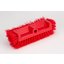 40422EC05 - Color Coded Mult-Level Floor Scrub Brush with End Bristles 12" - Red