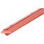 4007600 - Flo-Pac® Straight Red Gum Rubber Floor Squeegee With Heavy Duty Steel Frame 24" - Red