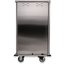 DXPTQC2T1D20 - Dinex® Totally Quiet Compact Meal Delivery Cart - Single Door - 2 Trays Per Slide 20 Trays (1ea) - Stainless Steel