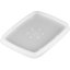 DXTT30 - Rectangular soup bowl lid- fits DXTT20  (1000/cs) - White