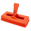3638831EC24 - Color Code Swivel Scrub Brush 8" - Orange