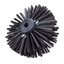 45008EC03 - Pipe and Valve Brush 8" - Black