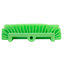 40422EC75 - Color Coded Mult-Level Floor Scrub Brush with End Bristles 12" - Lime