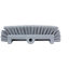 40422EC23 - Color Coded Mult-Level Floor Scrub Brush with End Bristles 12" - Gray